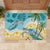 Cayman Islands Rubber Doormat Sea Turtle Plumeria Tropical Vibes