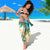 Cayman Islands Sarong Sea Turtle Plumeria Tropical Vibes