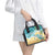 Cayman Islands Shoulder Handbag Sea Turtle Plumeria Tropical Vibes