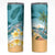 Cayman Islands Skinny Tumbler Sea Turtle Plumeria Tropical Vibes
