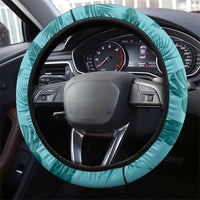 Cayman Islands Steering Wheel Cover Sea Turtle Plumeria Tropical Vibes