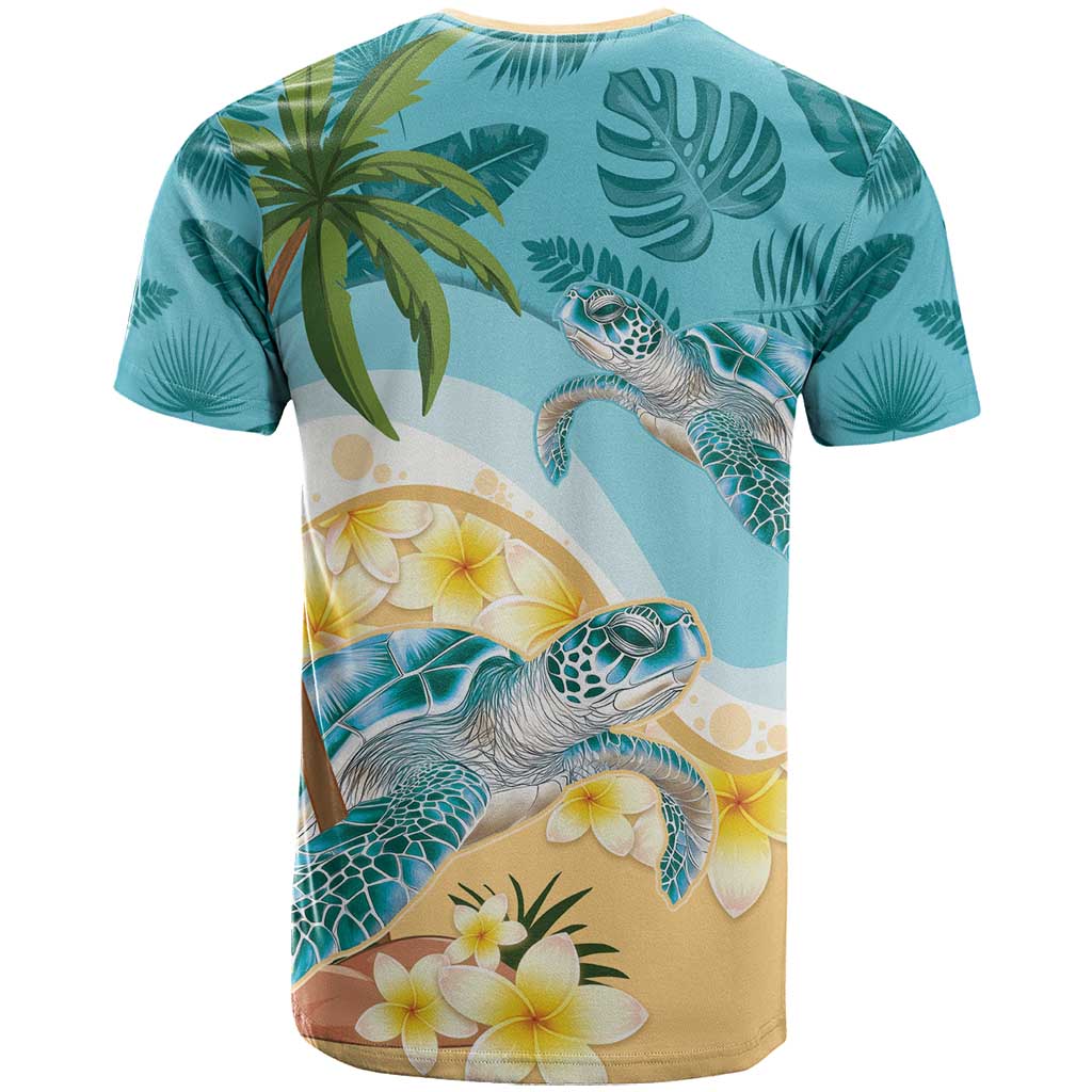 Cayman Islands T Shirt Sea Turtle Plumeria Tropical Vibes