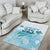 Cayman Islands 345 Area Rug Sea Turtle Watercolor Style