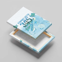 Cayman Islands 345 Canvas Wall Art Sea Turtle Watercolor Style