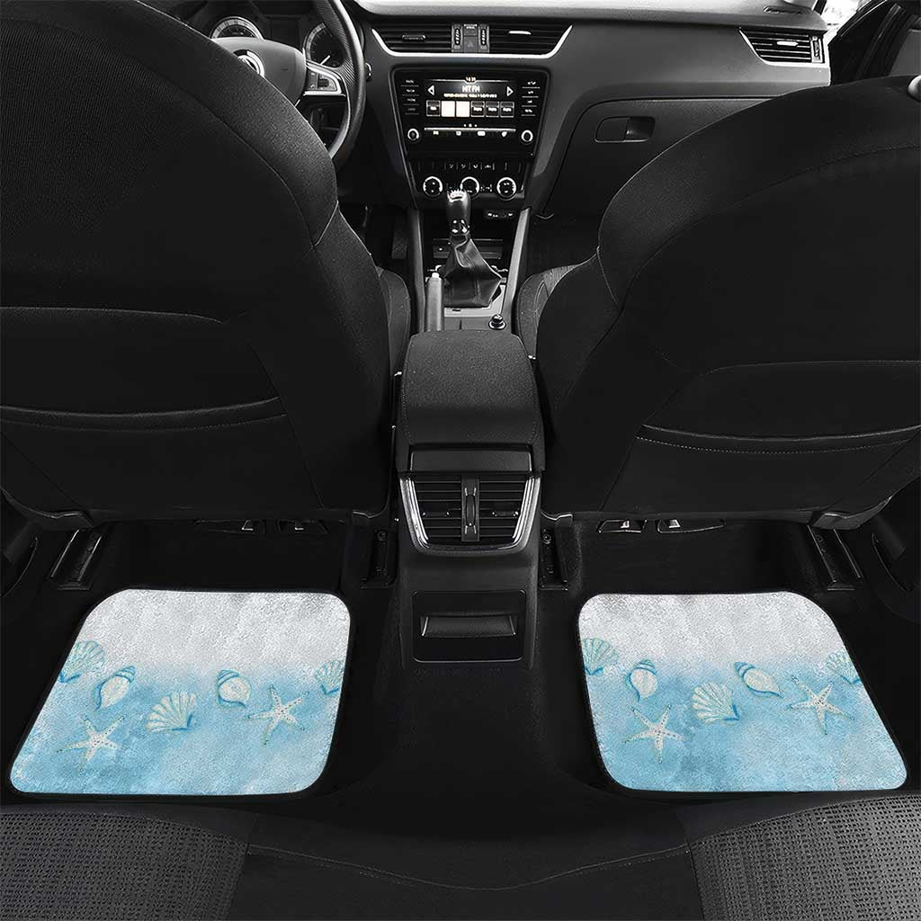 Cayman Islands 345 Car Mats Sea Turtle Watercolor Style