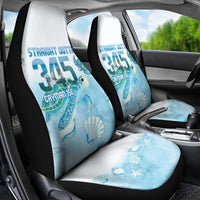 Cayman Islands 345 Car Seat Cover Sea Turtle Watercolor Style
