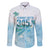 Cayman Islands 345 Family Matching Long Sleeve Bodycon Dress and Hawaiian Shirt Sea Turtle Watercolor Style