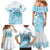 Cayman Islands 345 Family Matching Mermaid Dress and Hawaiian Shirt Sea Turtle Watercolor Style