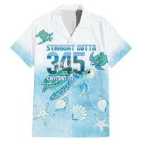 Cayman Islands 345 Family Matching Mermaid Dress and Hawaiian Shirt Sea Turtle Watercolor Style