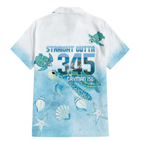 Cayman Islands 345 Family Matching Mermaid Dress and Hawaiian Shirt Sea Turtle Watercolor Style