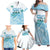 Cayman Islands 345 Family Matching Off Shoulder Maxi Dress and Hawaiian Shirt Sea Turtle Watercolor Style