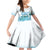 Cayman Islands 345 Family Matching Off Shoulder Short Dress and Hawaiian Shirt Sea Turtle Watercolor Style