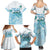 Cayman Islands 345 Family Matching Summer Maxi Dress and Hawaiian Shirt Sea Turtle Watercolor Style