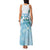 Cayman Islands 345 Family Matching Tank Maxi Dress and Hawaiian Shirt Sea Turtle Watercolor Style
