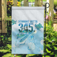 Cayman Islands 345 Garden Flag Sea Turtle Watercolor Style
