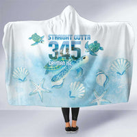Cayman Islands 345 Hooded Blanket Sea Turtle Watercolor Style