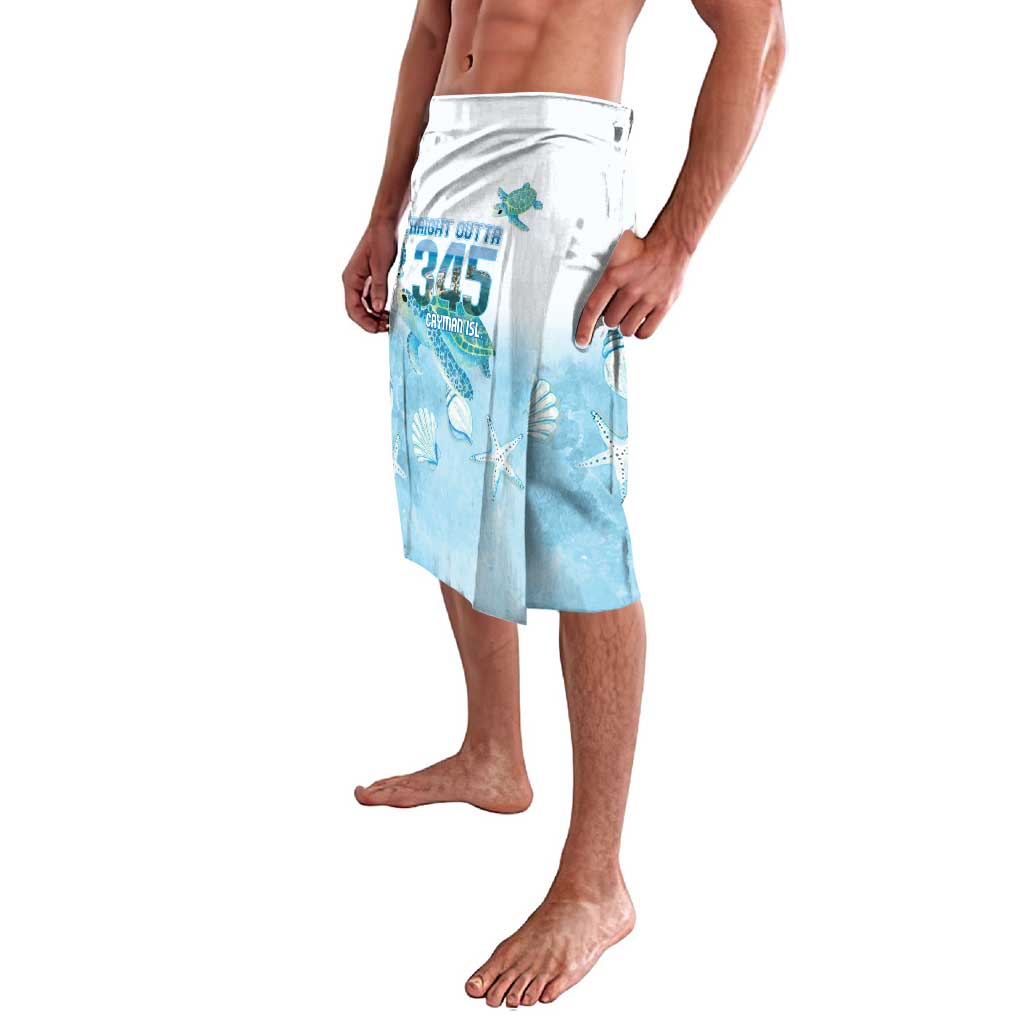 Cayman Islands 345 Lavalava Sea Turtle Watercolor Style