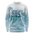 Cayman Islands 345 Long Sleeve Shirt Sea Turtle Watercolor Style