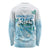 Cayman Islands 345 Long Sleeve Shirt Sea Turtle Watercolor Style