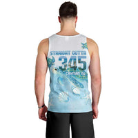 Cayman Islands 345 Men Tank Top Sea Turtle Watercolor Style