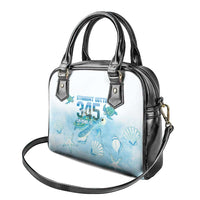 Cayman Islands 345 Shoulder Handbag Sea Turtle Watercolor Style