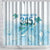 Cayman Islands 345 Shower Curtain Sea Turtle Watercolor Style
