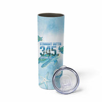 Cayman Islands 345 Skinny Tumbler Sea Turtle Watercolor Style