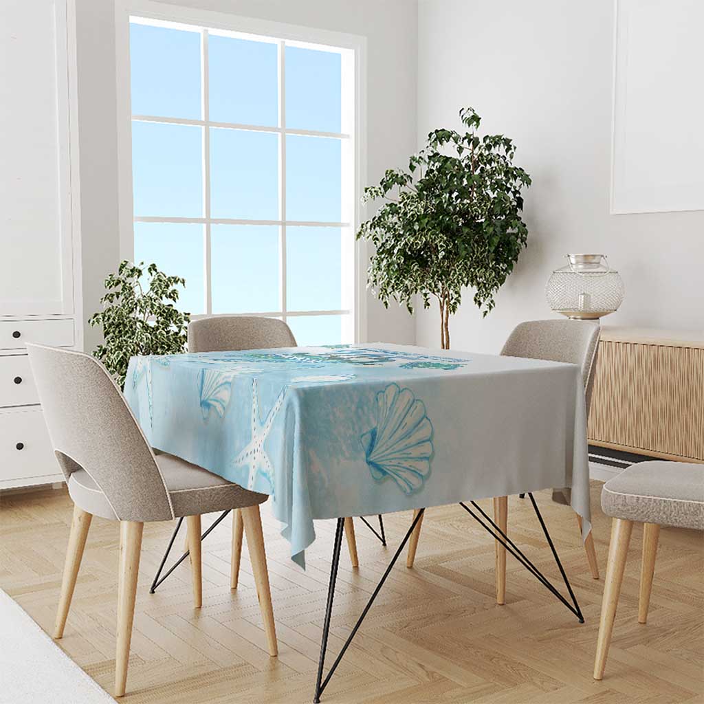 Cayman Islands 345 Tablecloth Sea Turtle Watercolor Style