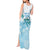Cayman Islands 345 Tank Maxi Dress Sea Turtle Watercolor Style
