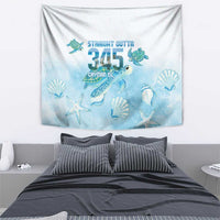 Cayman Islands 345 Tapestry Sea Turtle Watercolor Style