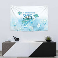 Cayman Islands 345 Tapestry Sea Turtle Watercolor Style