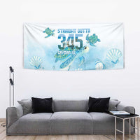 Cayman Islands 345 Tapestry Sea Turtle Watercolor Style