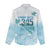 Cayman Islands 345 Women Casual Shirt Sea Turtle Watercolor Style