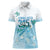 Cayman Islands 345 Women Polo Shirt Sea Turtle Watercolor Style