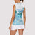 Cayman Islands 345 Women Sleeveless Polo Shirt Sea Turtle Watercolor Style