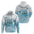 Cayman Islands 345 Zip Hoodie Sea Turtle Watercolor Style