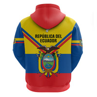 Ecuador Hoodie Ecuadorian Coat Of Arms Yellow Version - Wonder Print Shop