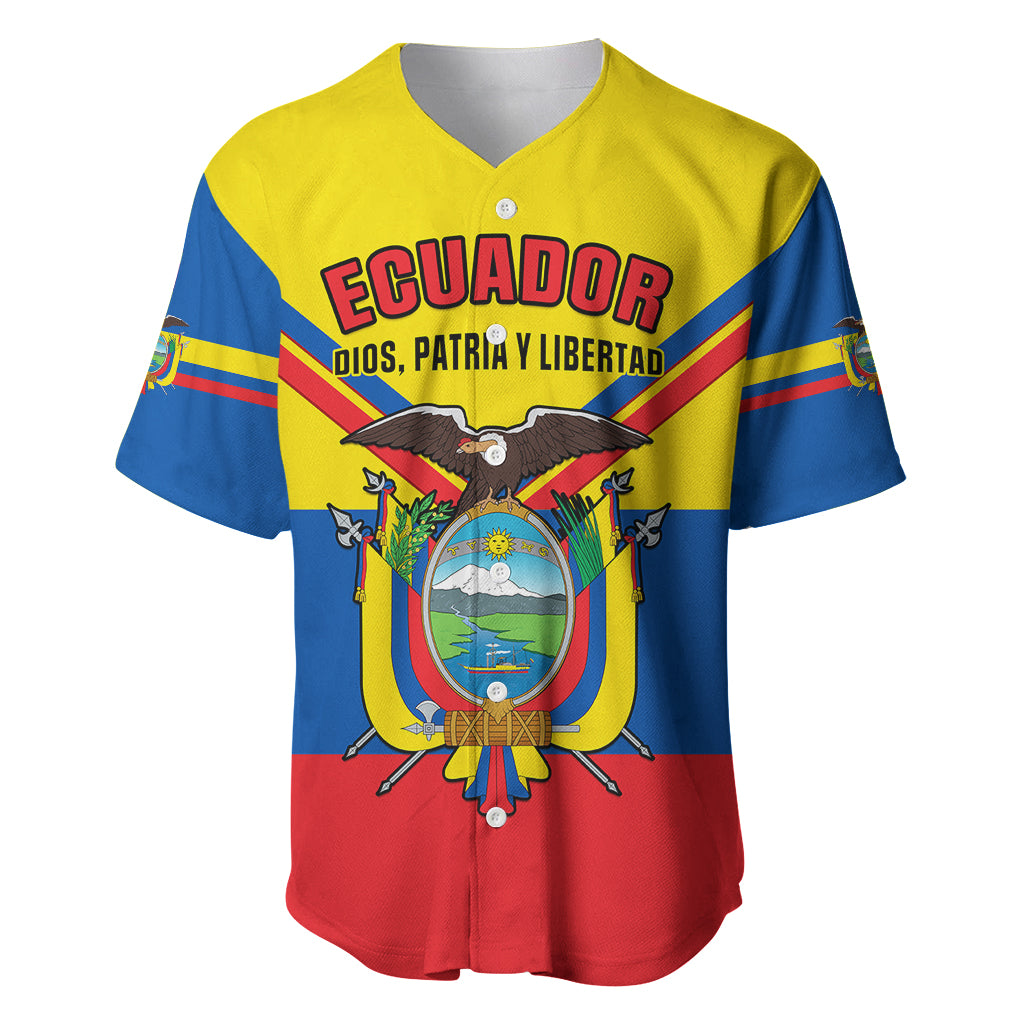 personalised-ecuador-baseball-jersey-ecuadorian-coat-of-arms-yellow-version
