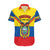 Personalised Ecuador Hawaiian Shirt Ecuadorian Coat Of Arms Yellow Version - Wonder Print Shop