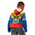 Personalised Ecuador Kid Hoodie Ecuadorian Coat Of Arms Yellow Version - Wonder Print Shop