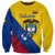 Personalised Colombia Sweatshirt Colombian Coat Of Arms With Andean Condor - Wonder Print Shop