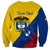 Personalised Colombia Sweatshirt Colombian Coat Of Arms With Andean Condor - Wonder Print Shop