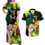 Benin National Day Couples Matching Off Shoulder Maxi Dress and Hawaiian Shirt Happy 64th Independence Anniversary Yellow Allamanda - Wonder Print Shop