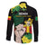 Benin National Day Family Matching Off The Shoulder Long Sleeve Dress and Hawaiian Shirt Happy 64th Independence Anniversary Yellow Allamanda - Wonder Print Shop