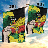 Benin National Day Garden Flag Happy 64th Independence Anniversary Yellow Allamanda - Wonder Print Shop