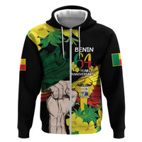Benin National Day Hoodie Happy 64th Independence Anniversary Yellow Allamanda - Wonder Print Shop
