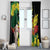 Benin National Day Window Curtain Happy 64th Independence Anniversary Yellow Allamanda - Wonder Print Shop