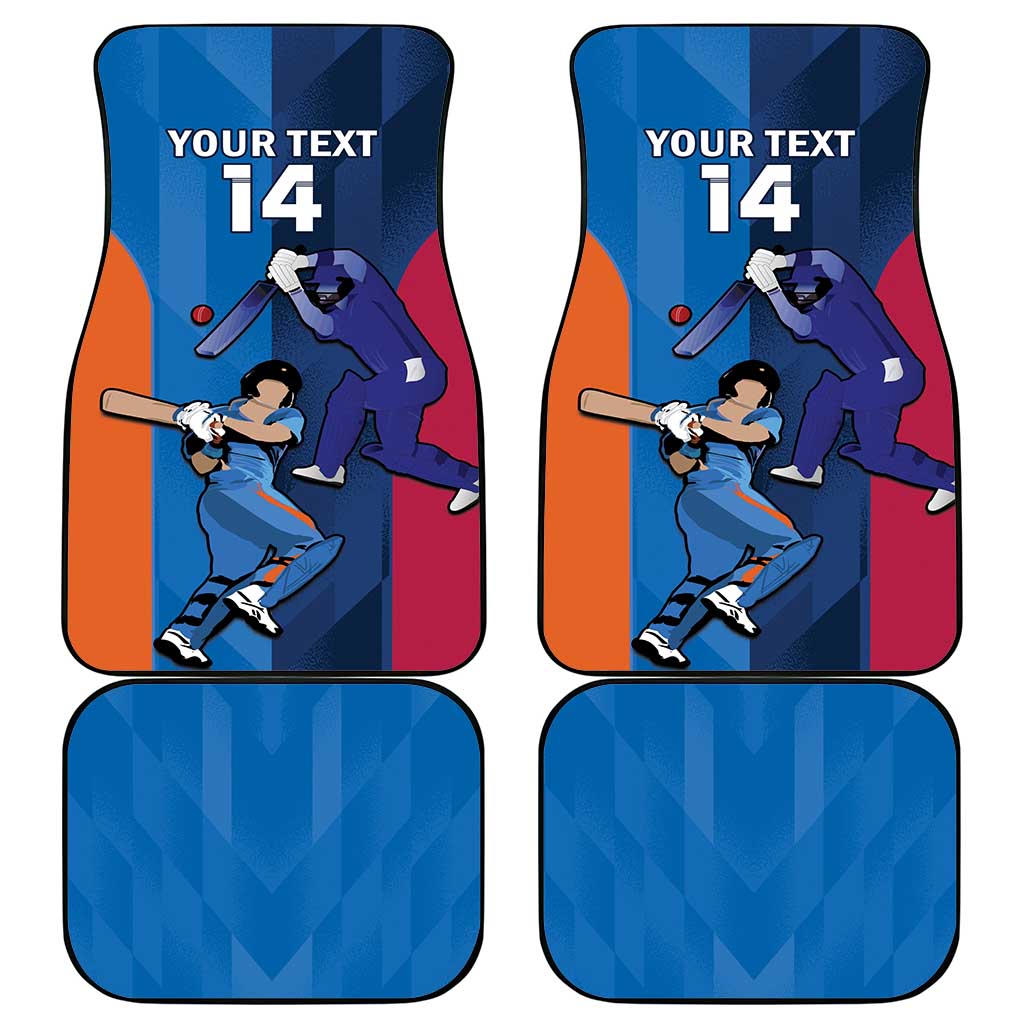 Custom USA and India Cricket Car Mats 2024 Together Dynamic Style - Wonder Print Shop