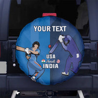 Custom USA and India Cricket Spare Tire Cover 2024 Together Dynamic Style - Wonder Print Shop