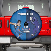 Custom USA and India Cricket Spare Tire Cover 2024 Together Dynamic Style - Wonder Print Shop